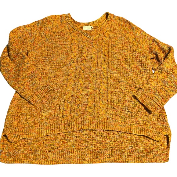 Time and Tru Sweaters - Time and Tru Women's Marigold Cable Knit Sweater XXXL